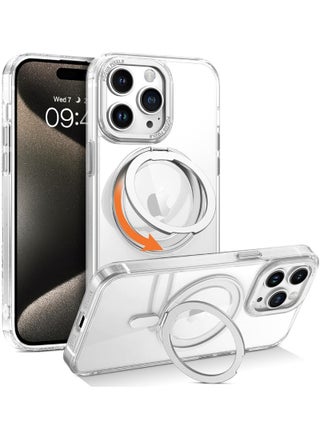 360°Rotatable Ring for iPhone 13 Pro Max Case with Magnetic/Invisible Stand Compatible with Magsafe Standard Drop Protection Shockproof Transparent Phone Case Slim Cover - pzsku/ZF930C93DAA5124383879Z/45/_/1720283454/7f862457-dddc-4d03-a37e-743c0437579e
