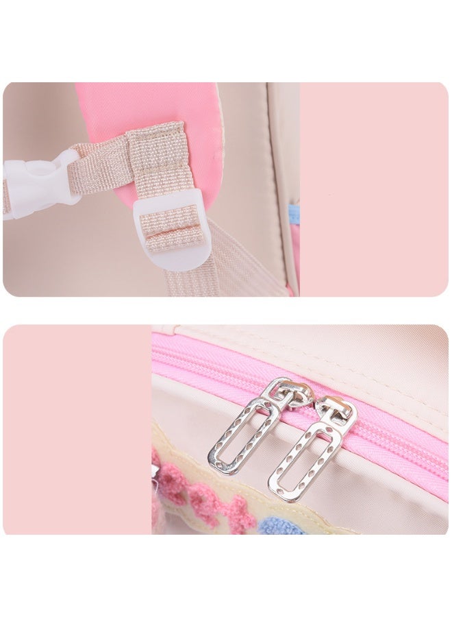 Girls School Backpack Rabbit 2-5 Years Waterproof Lightweight Spine-Protective Wear-Resistant Breathable Large Capacity School Supplies - Image 5