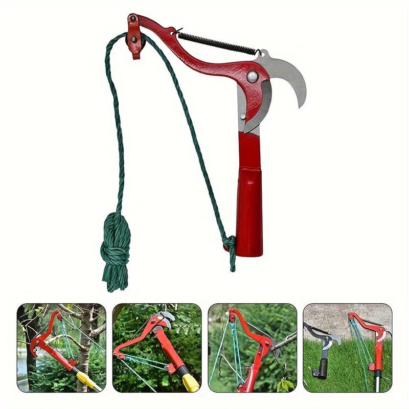 Fine Double Wheel Telescopic Pruning Shears Extendable Effort Saving Branch Trimmer - Image 4