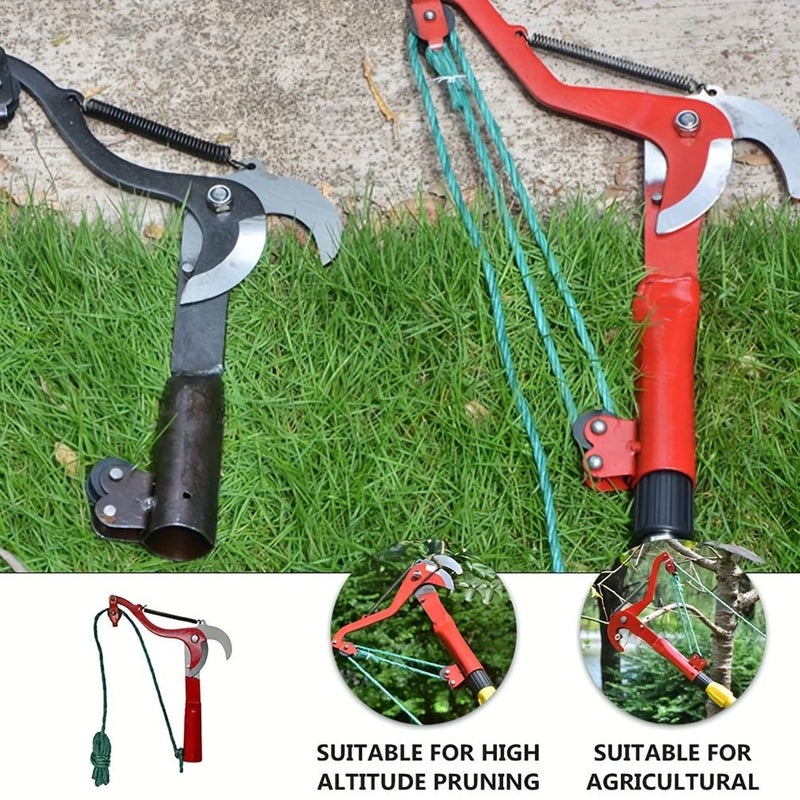 Fine Double Wheel Telescopic Pruning Shears Extendable Effort Saving Branch Trimmer - Image 5