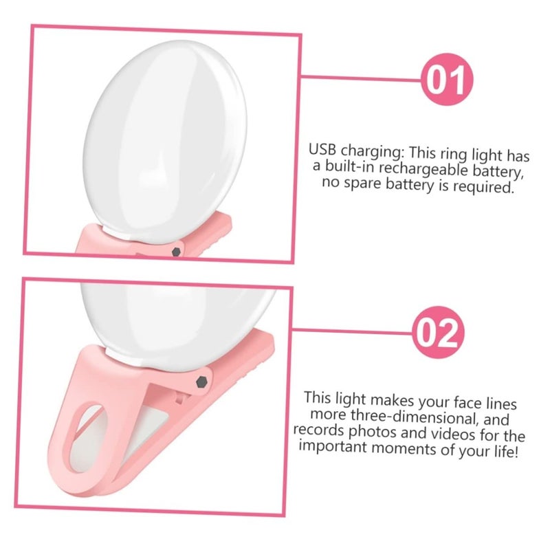 Smartphone Led Fill Light with Brightness for Live Streaming Photography Selfie - Image 3
