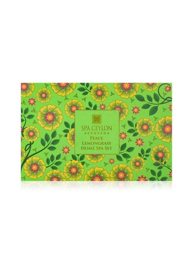 spa ceylon - SPA CEYLON PEACE Home Spa Set Ayurvedic Pampering Kit | Calming and Relaxing the Senses | Ayurveda | Body Gifts Set for Valentine Gifting - Image 1