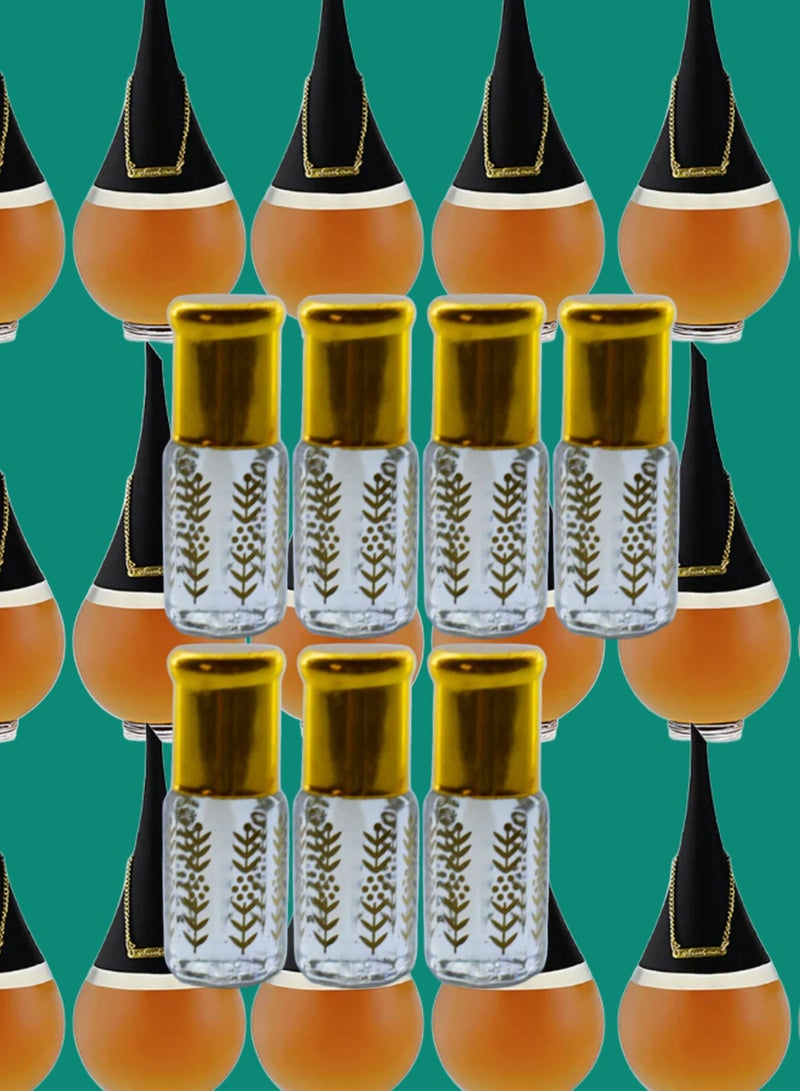 8 قطع زيت عطري باندورا نسائي الشفاف الأصلي 3مل