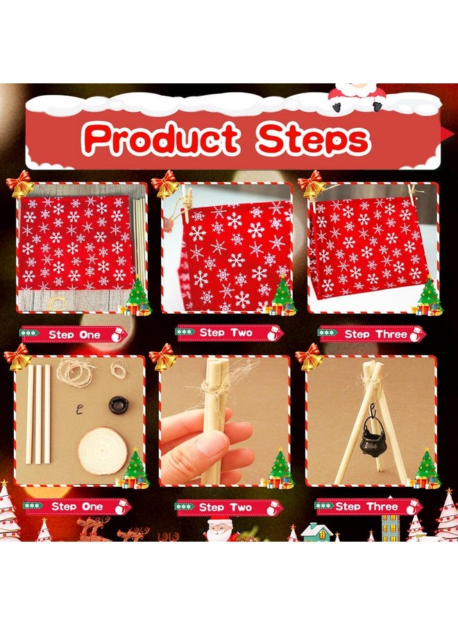 Bbiamsleep 30 Pcs Christmas Elf Accessories Elf Fishing Accessories Include Elf Fishing Outfit Camping Accessories Mini Elf Camping Accessories for Mini House Accessories Decoration - Image 3