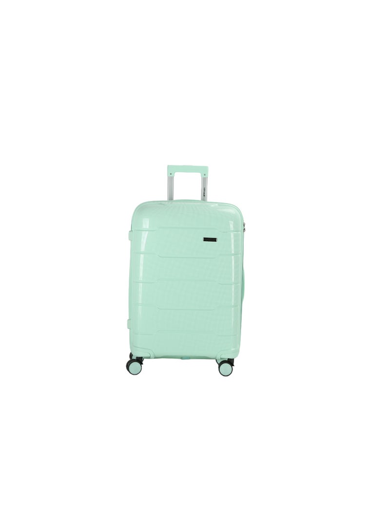 فيبتور مجموعة حقائب سفر من البولي بروبيلين مكونة من 4 قطع مع قفل إدارة أمن النقل ومقبض من الألومنيوم بثلاث مراحل وعجلات دوارة مزدوجة 360 درجة وهيكل صلب من البولي بروبيلين المتين وحقيبة سفر خفيفة الوزن - Image 2