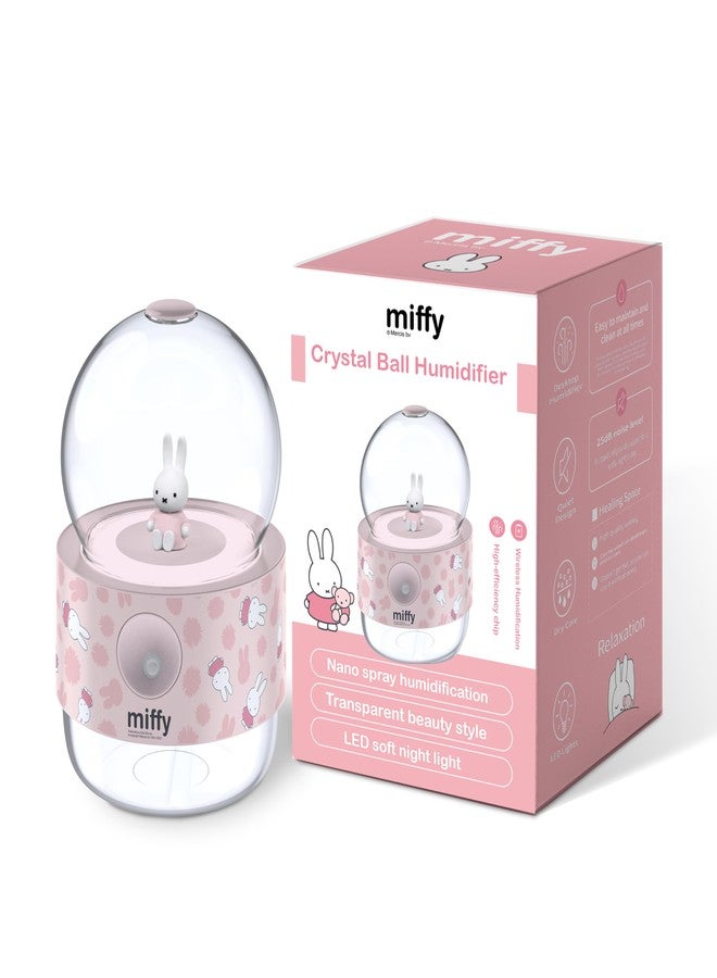 Mipow Miffy Crystal Ball Mist Humidifier - Romantic Gift Choice(Pink) - Image 1