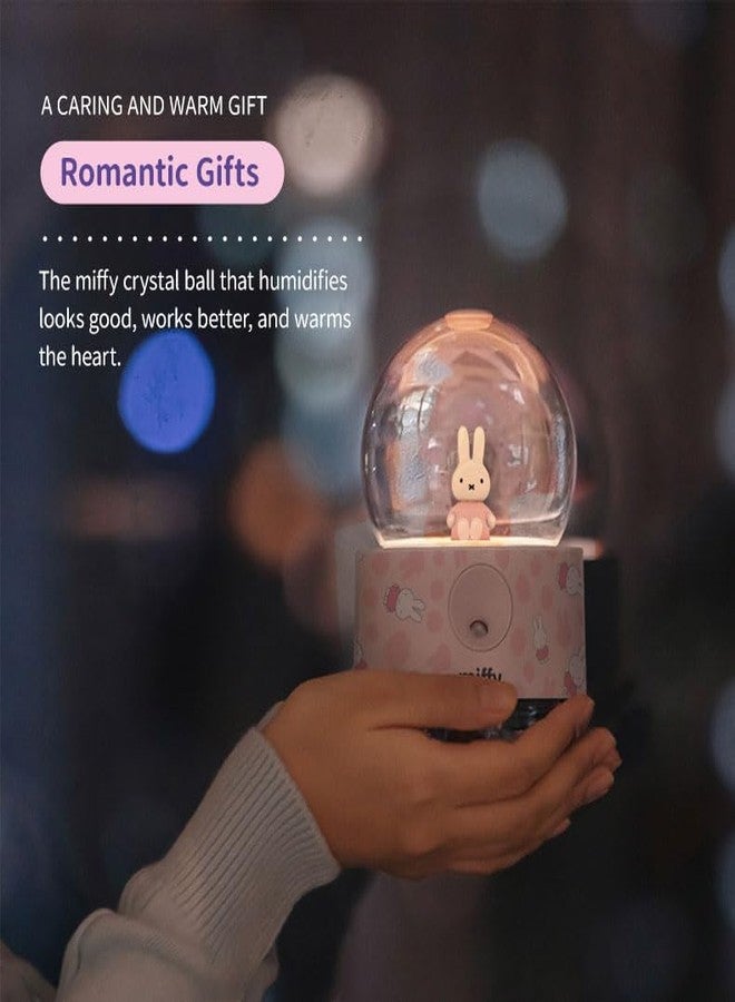 Mipow Miffy Crystal Ball Mist Humidifier - Romantic Gift Choice(Pink) - Image 2