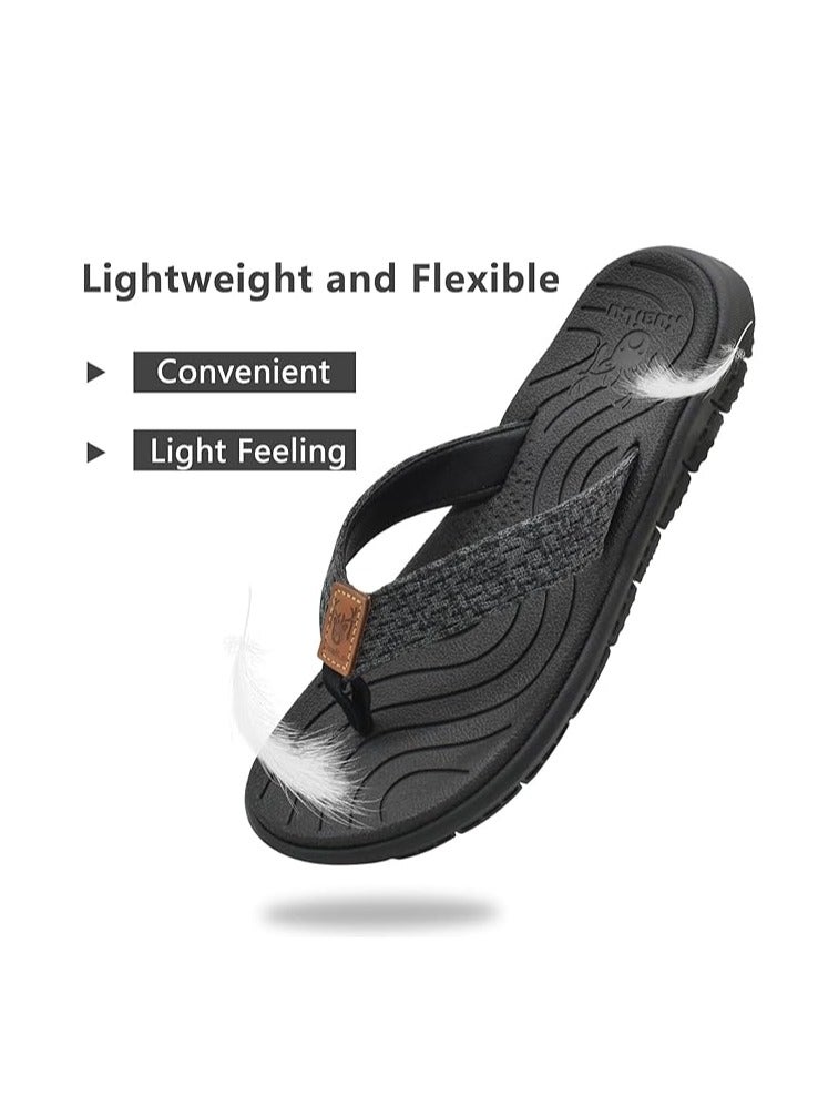 KuaiLu KuaiLu Womens Casual Flip Flops Yoga Mat Comfortable Cushion Arch Support Walking Thong Sandals Lightweight Non-Slip Summer Beach Slippers  - Image 3