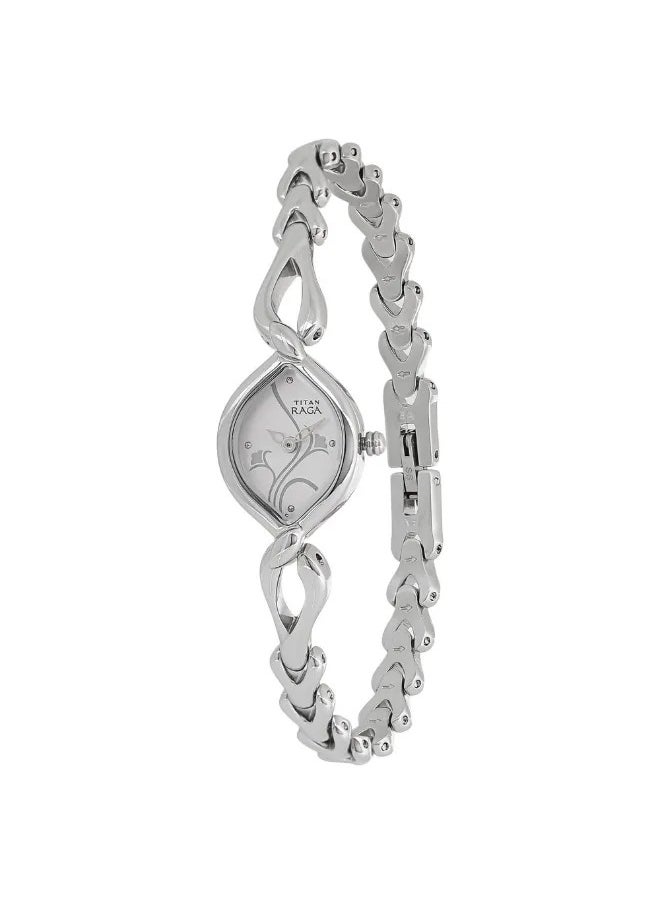 TITAN Women's Analog Metal Wrist Watch - 2455SM01 - 30 Mm  - Image 2