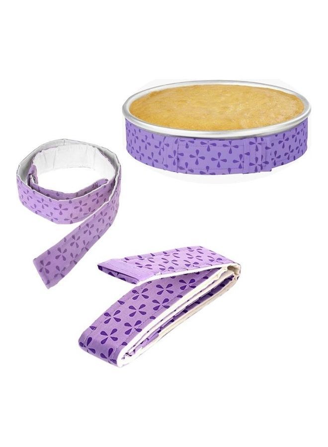 نيبمينينت طقم شرائط لينة لحماية صواني خبز الكيك مضادة للتشوه مكون من 3 قطع أرجواني - Image 1