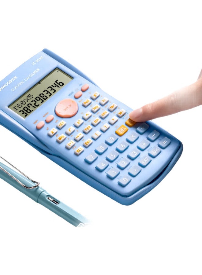 Sunwood Scientific Calculator With 240 Functions, Exam Calculator (Suitable For Middle And High School Students) Ec-82Ms Cherry Pink - Image 2