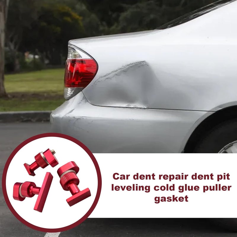 Car Body Dent Removal Pulling Tabs - Heavy Duty Metal Glue Pads, Reusable Repair Components, Precision Design, Workshop | Vehicles Panel Fix Tools for Automotive Exterior - Image 2