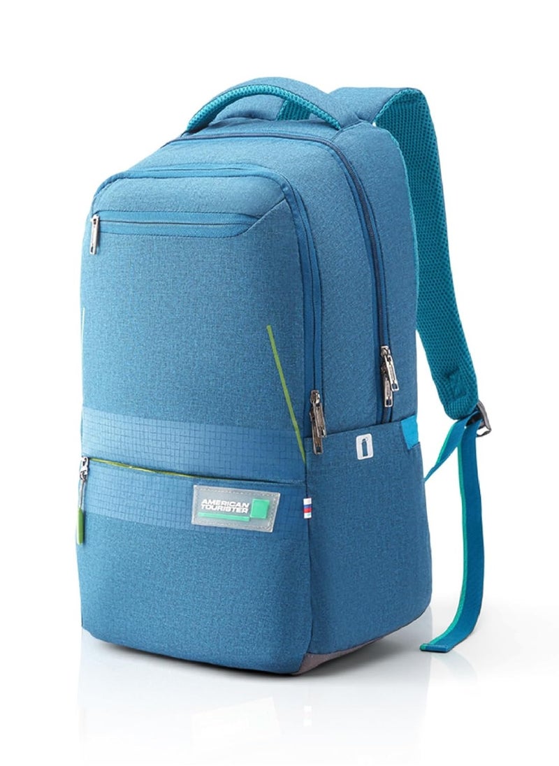 AMERICAN TOURISTER American Tourister Shaw Large Office Laptop Bag, 23 Ltrs bag for men, School Bag Gift for Men Women Boys Girls Teal, with Internal Organizer, Rugged Zips 17'' inch Laptop compatible  - Image 1