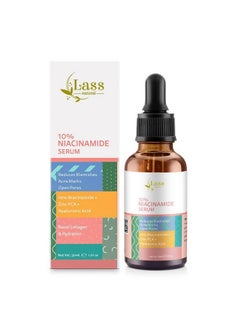 Natural 10% Niacinamide + Zinc Pca + Ha Skin Care Serum Vitamin B3 ; Face Serum For Open Pores And Oily Skin 30Ml Spot Correction Clears Pack Of 1