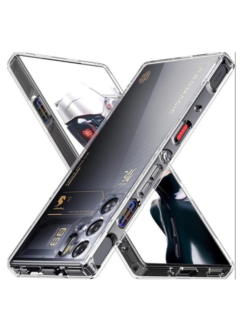 For ZTE Nubia Red Magic 9 Pro/9S Pro/ 9 Pro+ Case, Slim 4 Corners Enhanced Shock Protection Transparent Anti-Fall Anti-Fingerprint Cover - Image 2