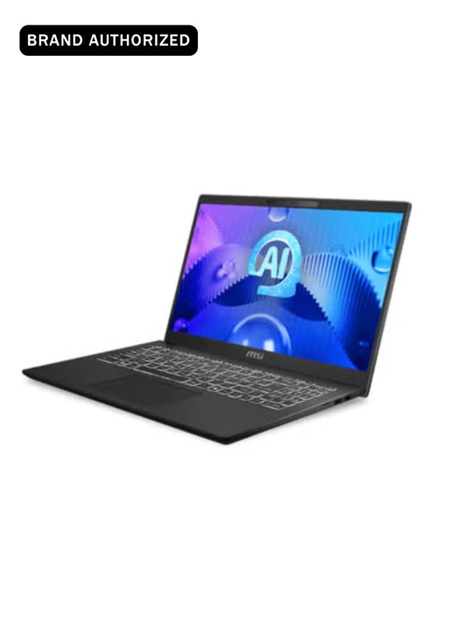 إم اس أي Modern 15 H AI C2HMG Laptop With 15.6-Inch  Display, Core Ultra 5 225H Processor/16GB RAM/512GB SSD/Intel Arc Graphics/Windows 11 Home English/Arabic Classic Black english_arabic Classic Black - Image 1
