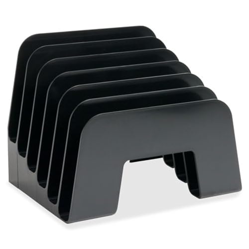 Business Source 6-Slot Inclined Desk Step Sorter - Image 1