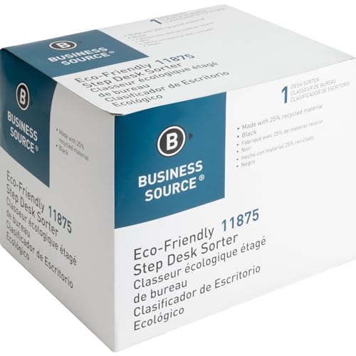 Business Source 6-Slot Inclined Desk Step Sorter - Image 5