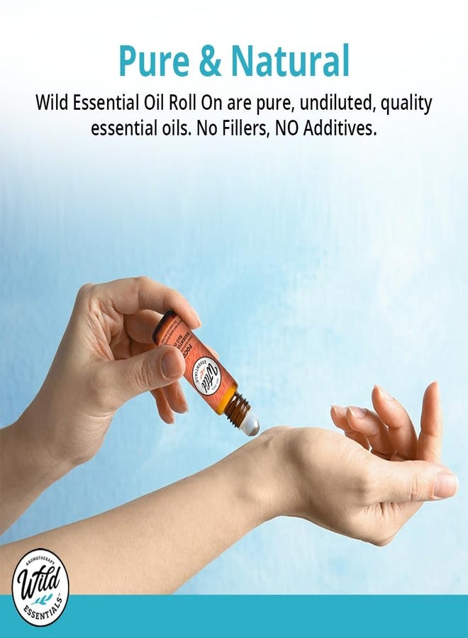 mEssentials Wild Essentials Chill The F Out Essential Oil Roll On, 10ml, Calming, Stress, Meditation Blend, 100% Pure, Premium Grade Essential Oils and Organic Jojoba Oil, Ready to Use, Moisturizer, All Natural - Image 3