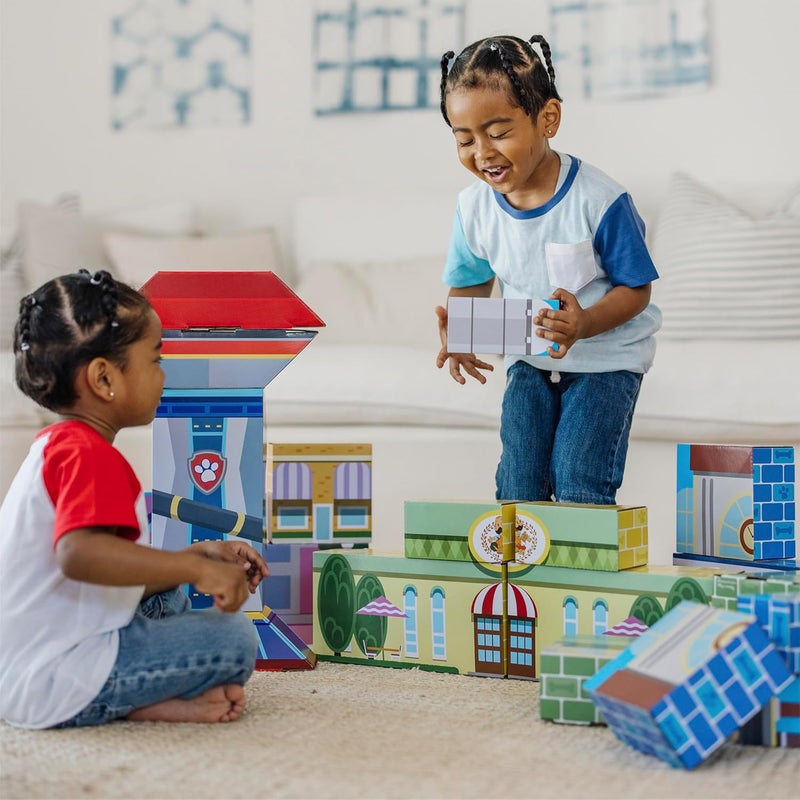 Melissa & Doug PAW Patrol Jumbo Cardboard Blocks - 41 Pieces, Multi - Image 2