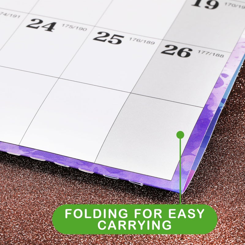 MaaIbok 2026 Erasable Wall Calendar - Dry Erase Calendar 2026 from JAN 2026 - DEC 2026, 2-Sided Horizontal/Vertical Reversible, 34.7" x 22.9" (Open), Colorful - Image 5
