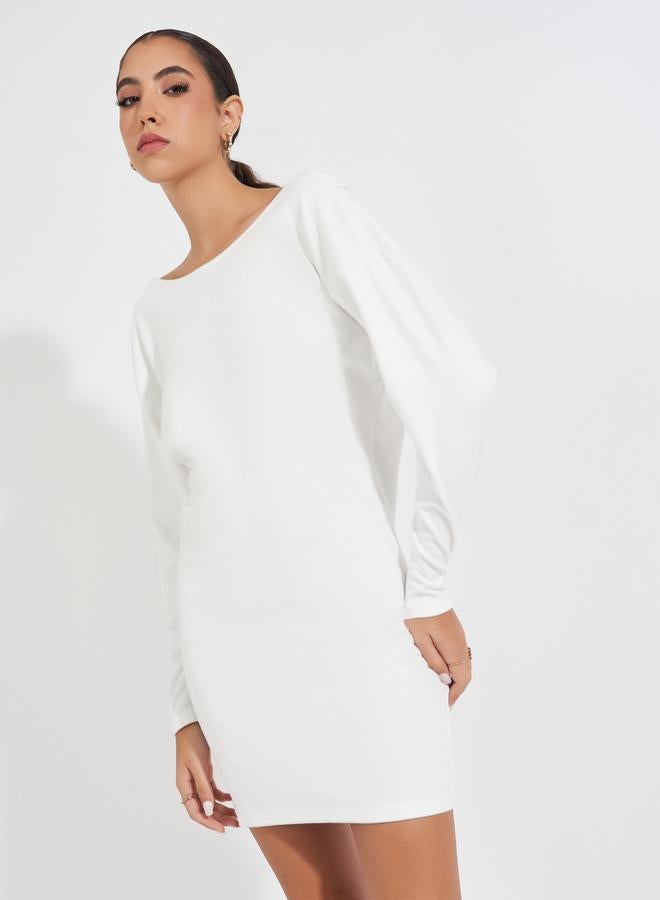 Styli Long Sleeve Mini Dress - Image 4