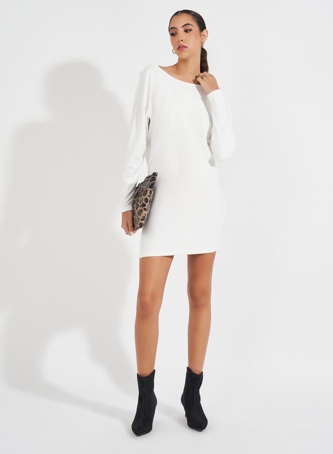 Styli Long Sleeve Mini Dress - Image 2