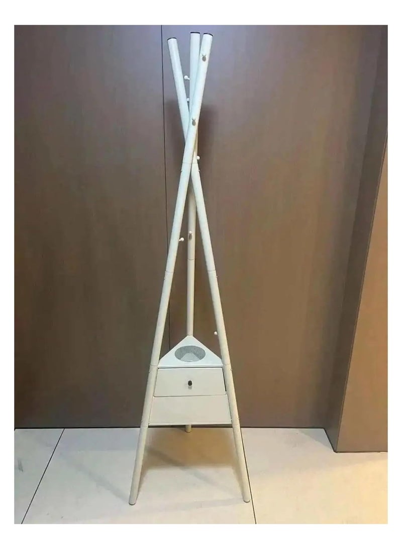 Bakhoor Burner Stand 175cm, Incense Holder with Cloth Hooks & Steam Holes for Clothes, Tall Hanging Stand for Efficient Aroma Infusion, Elegant & Sturdy Design for Home & Boutique Use (White)  - Image 4