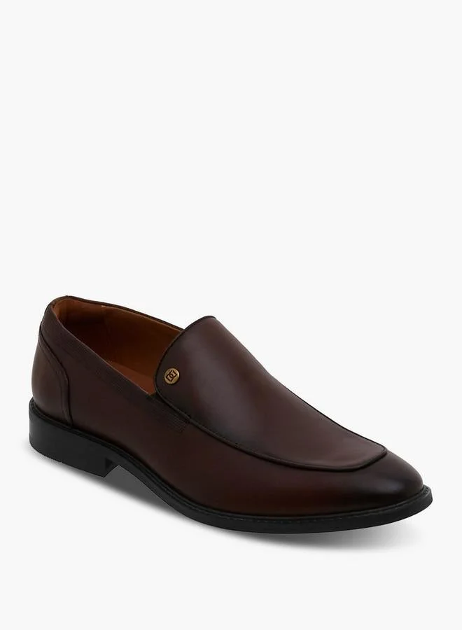 DUCHINI Men Slip-On Leather Loafers