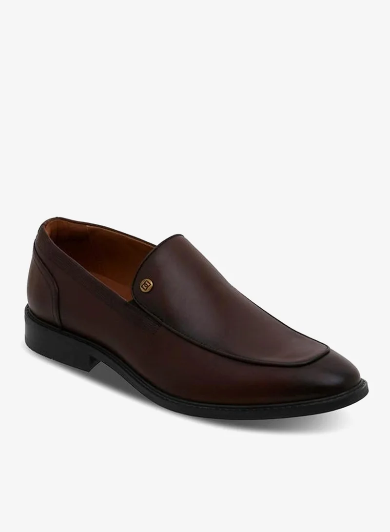 DUCHINI Men Slip-On Leather Loafers