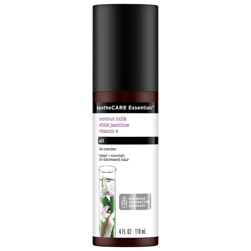 ApotheCARE Essentials The Mender Hair repair Oil Coconut Milk White Jasmine Vitamin E 4 oz