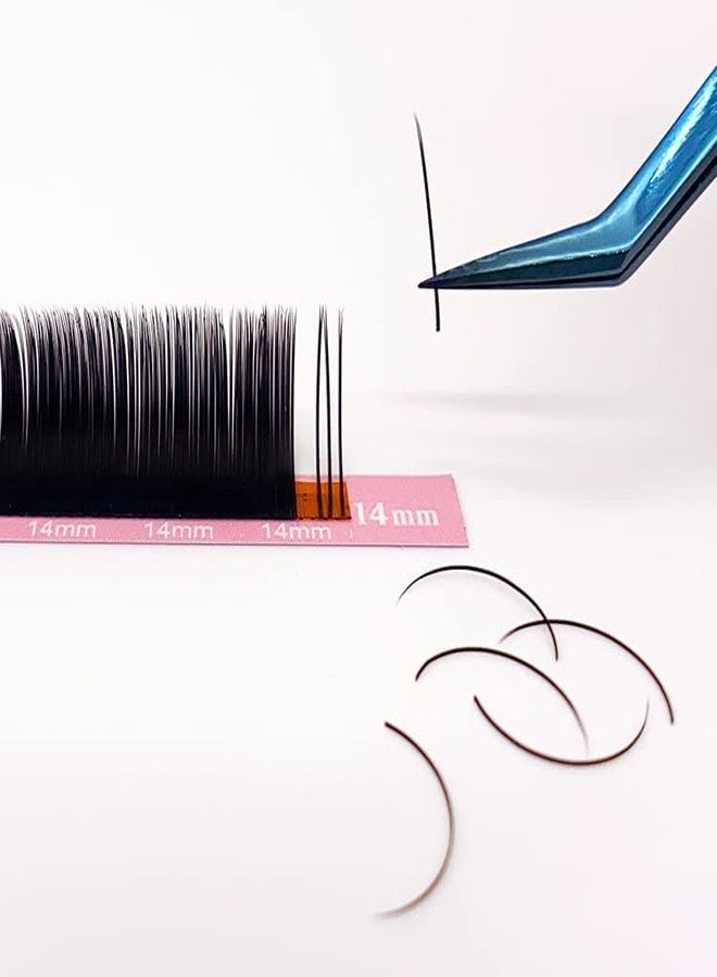 Qeelasee Ellipse Eyelash Extension 0.15 CC Curl 8mm Flat Eyelashes False Mink Individual Eyelash Extension Professional Salon Used by Qeelasee - Image 2