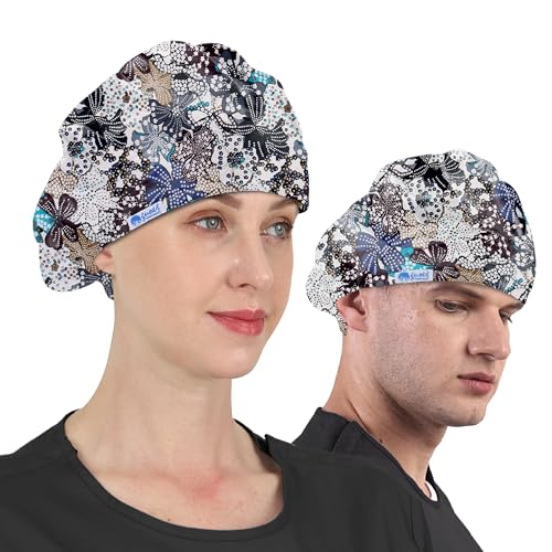 GUOER Hat Bouffant Cap One Size Multi Color (Color11) - Image 2