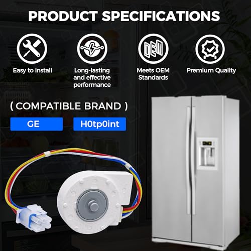 Romalon WR60X10185 Evaporator Fan Motor for GE General Electric Refrigerator by Romalon OEM Replaces Part WR23X10353 WR23X10355 WR23X10364 PS1019114 AP3875639 - Image 3