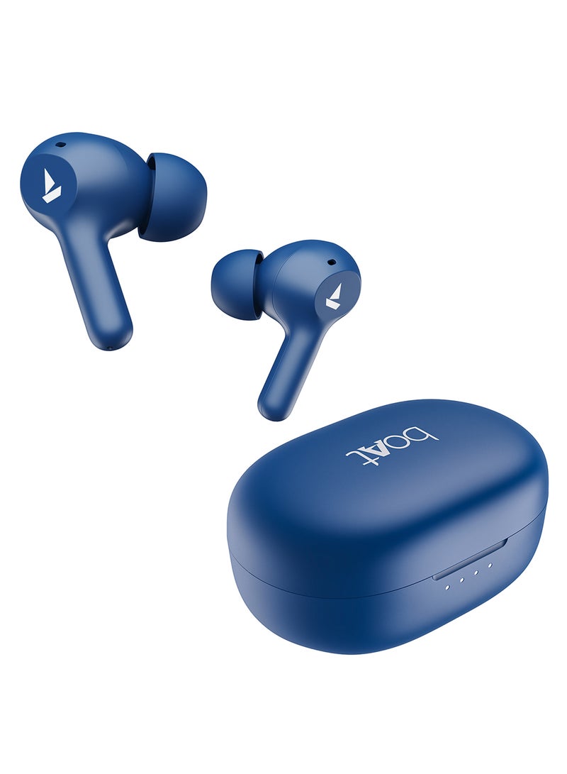 boAt Airdopes 71 Tws Earbuds With 40 Hours Playtime, Dual Mics With Enx, Asap  Charge, Iwp, Beast Mode With 50 Ms Low Latency, Ipx4 & Pocketable Id Starry Blue - Image 1
