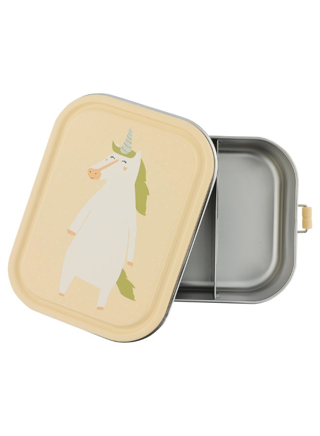 Trixie Stainless Steel Lunch Box Large - 2-Compartment - Mrs. Unicorn - Image 2
