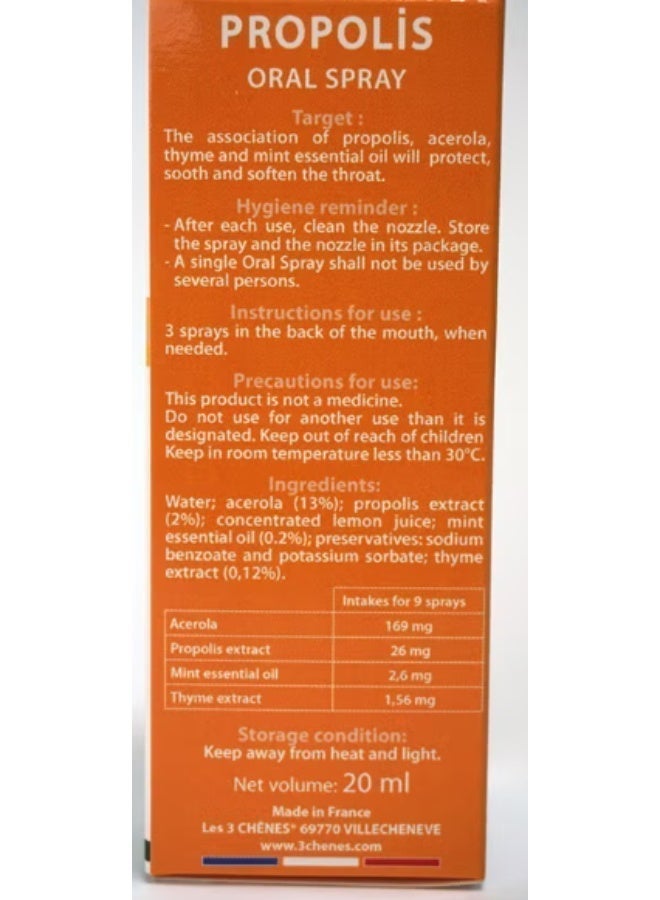 3 Chenes Propolis Oral Spray - Image 2