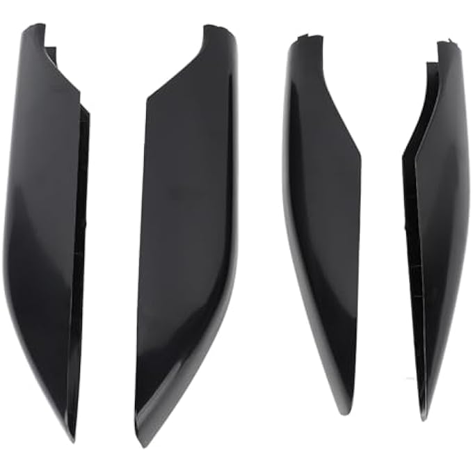 rayihni 4pcs Roof Rail End Bar Shell Cap Cover for FJ120 2002 2009, Weatherproof Roof Rail Rack Cover with UV Snow Sun Rain, Car Accessories, Easy Installation (#1) - Image 1