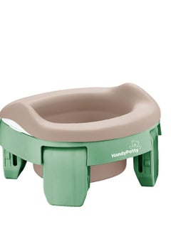 Generic Handy Potty 3-in-1 Portable Toddler Toilet Seat, Travel Potty with Splash Guards, Foldable Design & Reusable Bag – Lightweight & Compact  - Image 1