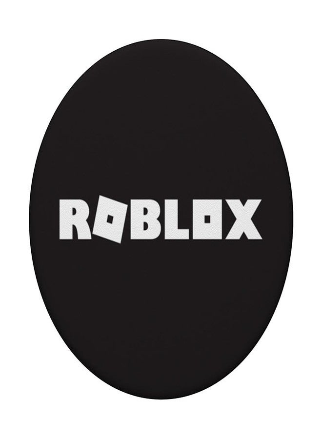 ROBLOX "Roblox Logo, Black & White PopSockets Stand for Smartphones & Tablets" PopSockets PopGrip: Swappable Grip for Phones & Tablets PopSockets Adhesive PopGrip - Image 3