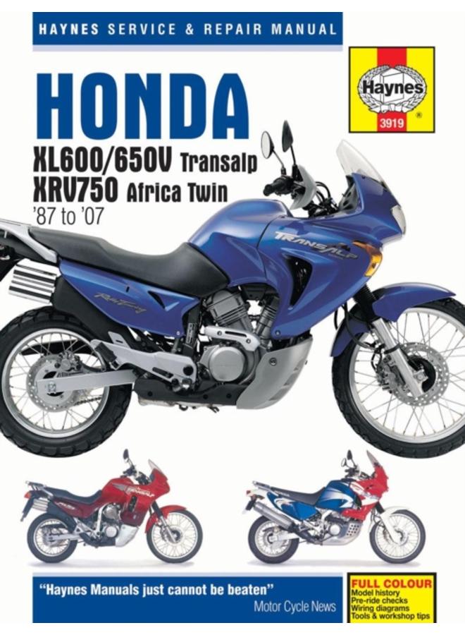 Honda XL600/650 Transalp & XRV750 Africa Twin (87 - 07) 