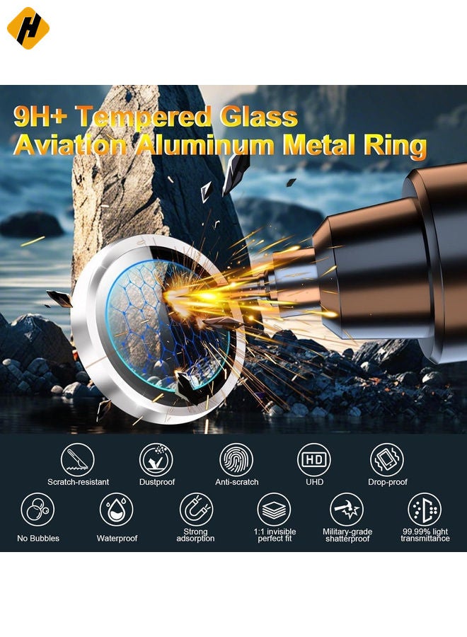 HuHa Screen Protector For Honor 400 Lite Global Kalebol No Flicker Ultra-Thin Individual Camera Lens Tempered Glass Film(Black) - Image 5
