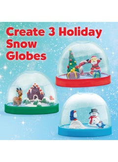 Creativity for Kids Make Your Own Holiday Snow Globes Holiday Crafts For Kids Create 3 Diy Snow Globes Christmas Activities For Kids Ages 6 8+  - Image 2