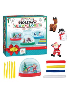 Creativity for Kids Make Your Own Holiday Snow Globes Holiday Crafts For Kids Create 3 Diy Snow Globes Christmas Activities For Kids Ages 6 8+  - Image 1