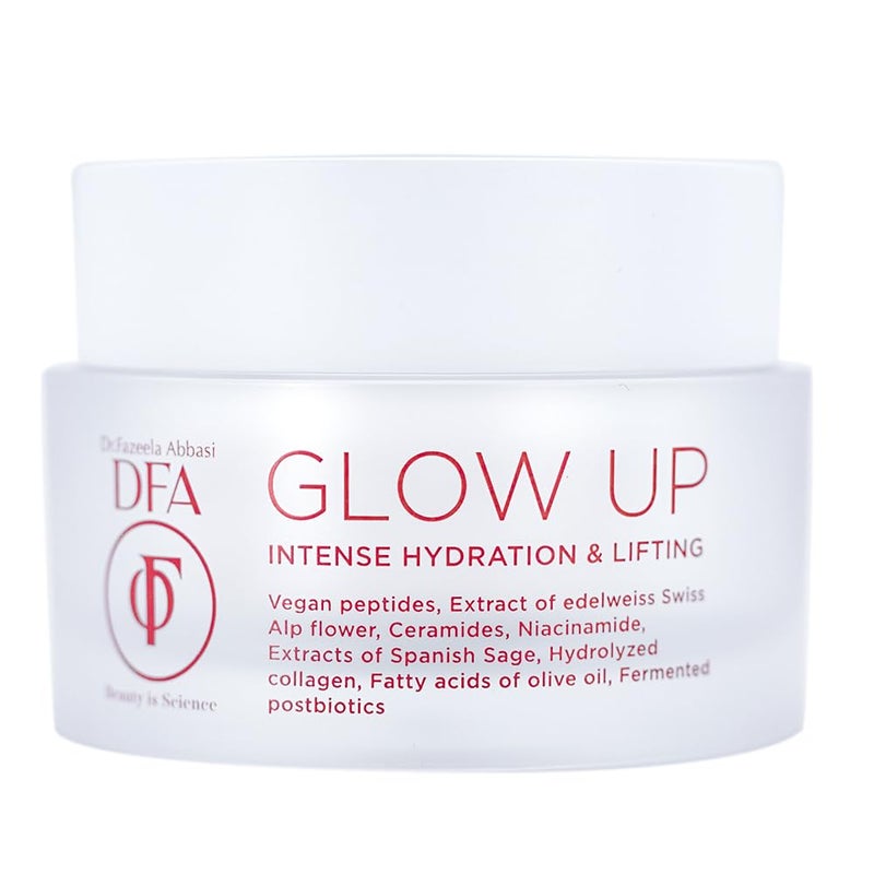Dfa DFA Glow Up Intense Hydration  Lifting Anti Aging Skin Care Best Face Moisturizer Skin Soothing Cica Cream Brightens Skin AntiInflammatory Korean Skincare 176 Oz 