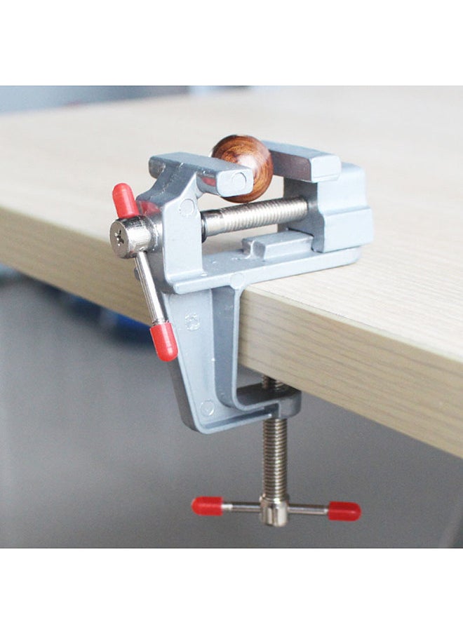 Generic - Aluminum Miniature Small Hobby Clamp On Table Multi-functional Mini Tool - Image 1