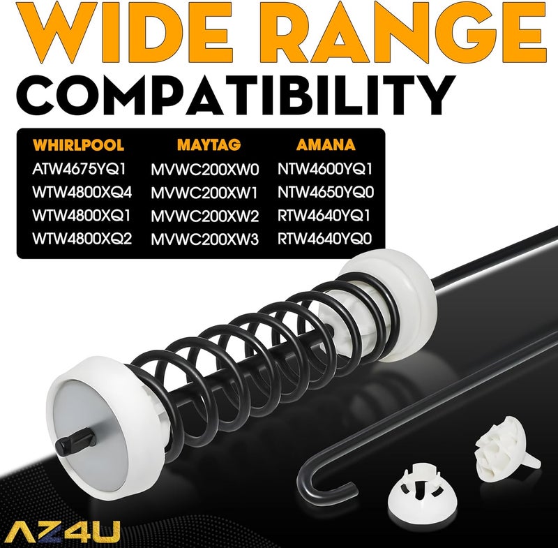 AZ4U 4-Piece Washer Suspension Rod Kit Replacement for Various Models - Image 2