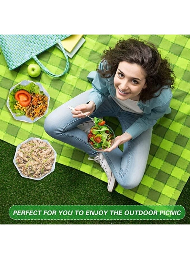 Meetion Stretch Bowl Covers 200 PCS, Reusable Elastic Food Storage Covers, Plastic Bowl Covers with Elastic Edging, Stretchable Plastic Food Wraps, Elastic Covers for Storage Containers (Clear) - Image 5