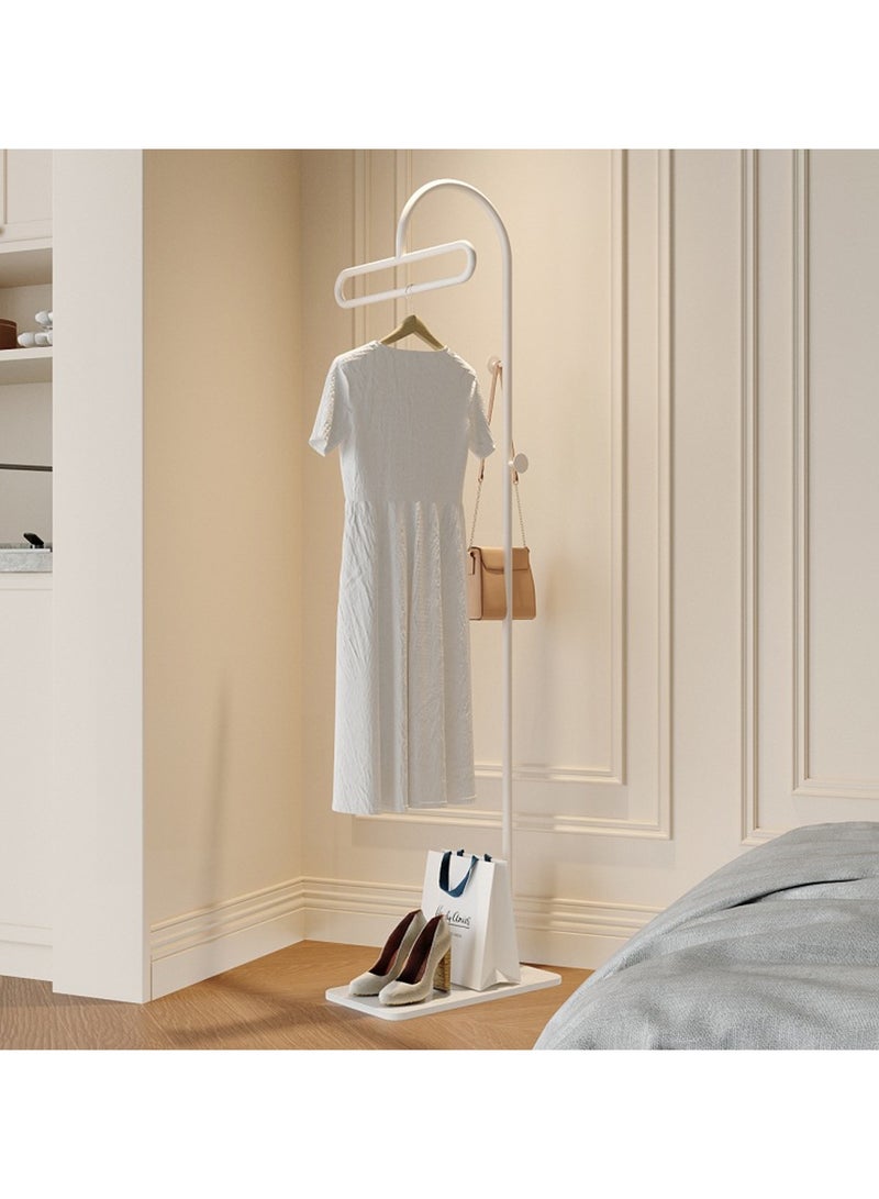 YQbest Metal Coat Rack Freestanding with Natural Marble Base 67” 170cm Entryway Coats Hanger Stand with 3 Hooks, Home Bedroom Hotel Hall Tree for Coats, Hats, Scarves, Clothes, and Handbags - Image 1
