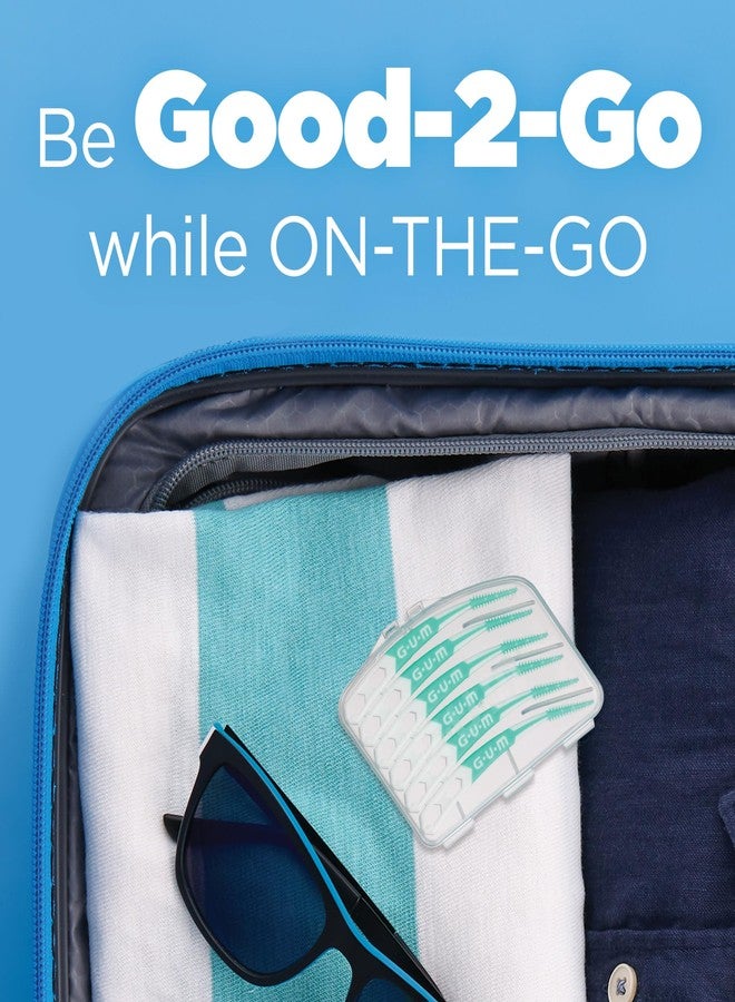 جم أعواد تنظيف الأسنان GUM Soft-Picks المتطورة وسهلة الاستخدام لتنظيف الأسنان وصحة اللثة، فرش تنظيف ما بين الأسنان للاستخدام مرة واحدة مع علبة حمل مريحة، أعواد تنظيف الأسنان الموصى بها من قبل أطباء الأسنان، 60 قطعة (عبوة من 6 قطع) - Image 5